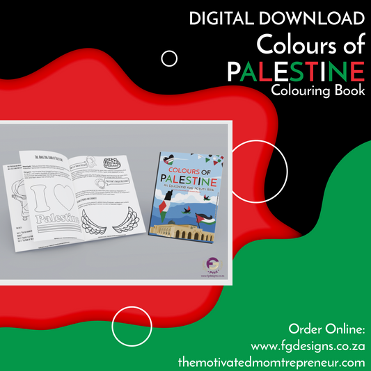 Digital Download Colours of Palestine Colouring Book