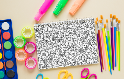 Adult Colouring Book Printable - FG Design • Print • Laser