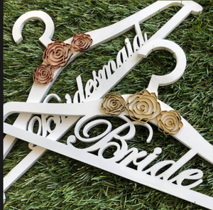 Non Custom Bride Hanger - FG Design • Print • Laser