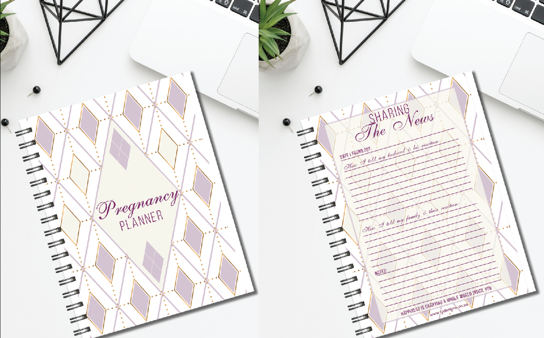 Pregnancy Planner Printable - FG Design • Print • Laser