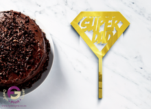 Cake Topper (Acrylic) - FG Design • Print • Laser