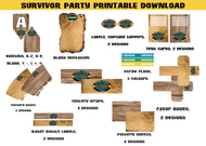 Survivor Party Pack Printable - FG Design • Print • Laser