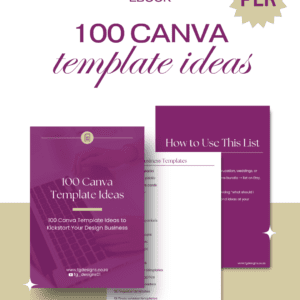 100 Canva Template Ideas PLR