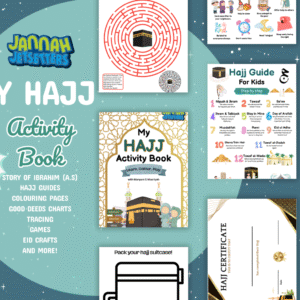 Hajj Activity Book for Kids | Islamic Eid ul-Adha Learning Pack (PDF Download)